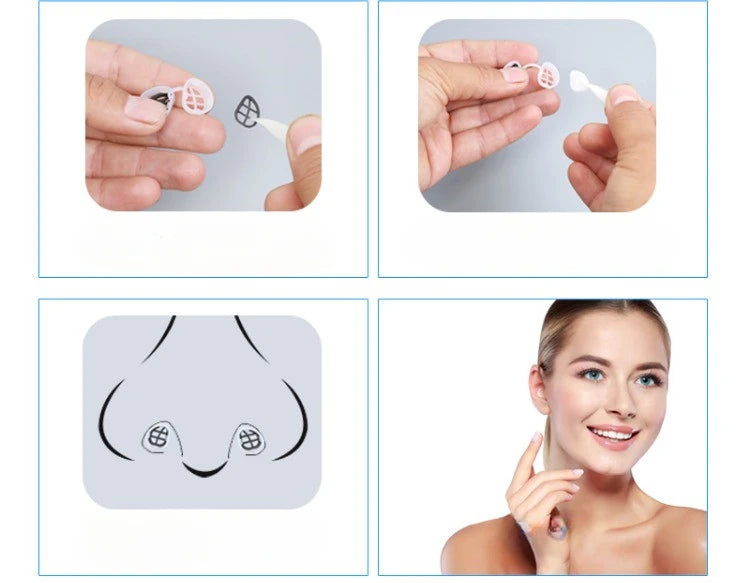 Comfortable Nose Invisible Nasal Filters Anti Air Pollution Pollen Allergy Mask Removable Nose Dust Filter
