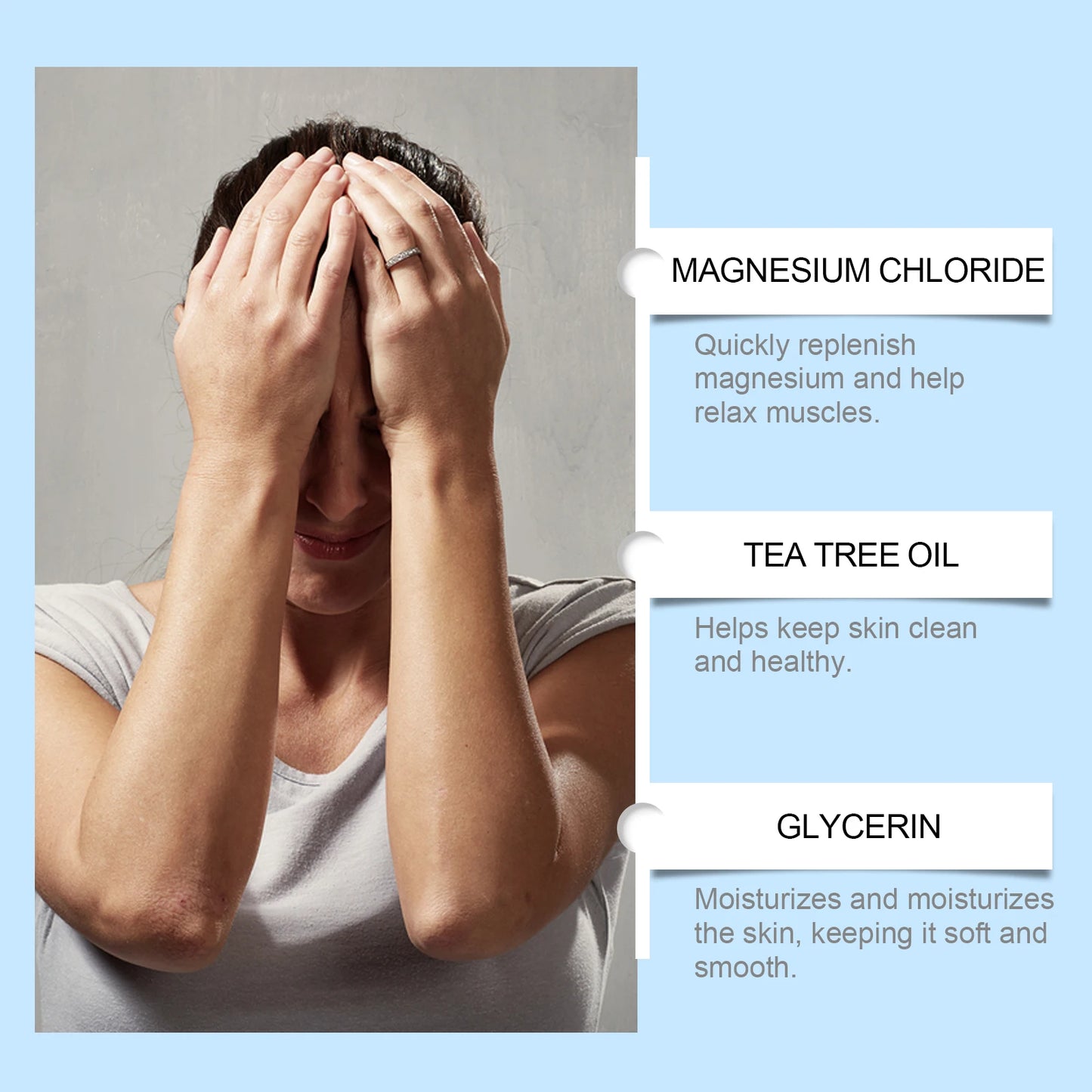 Essential Oil Magnesium Spray Relieves Muscle Body Pain Smoothes Softens Skin Magnesium Oil Spray Relaxation Better Sleep Care