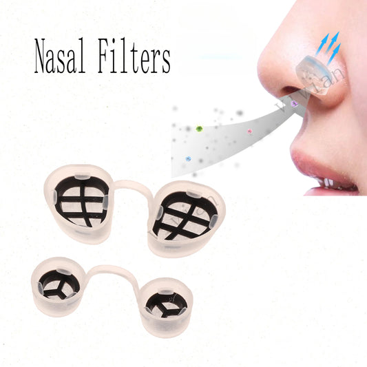 Comfortable Nose Invisible Nasal Filters Anti Air Pollution Pollen Allergy Mask Removable Nose Dust Filter