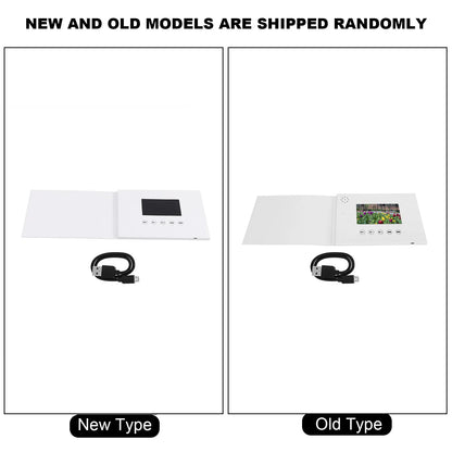 Video Greeting Card Video Brochure Electronic Greeting Card with LCD Screen for Birthday Gift Father's Day Mother's Day